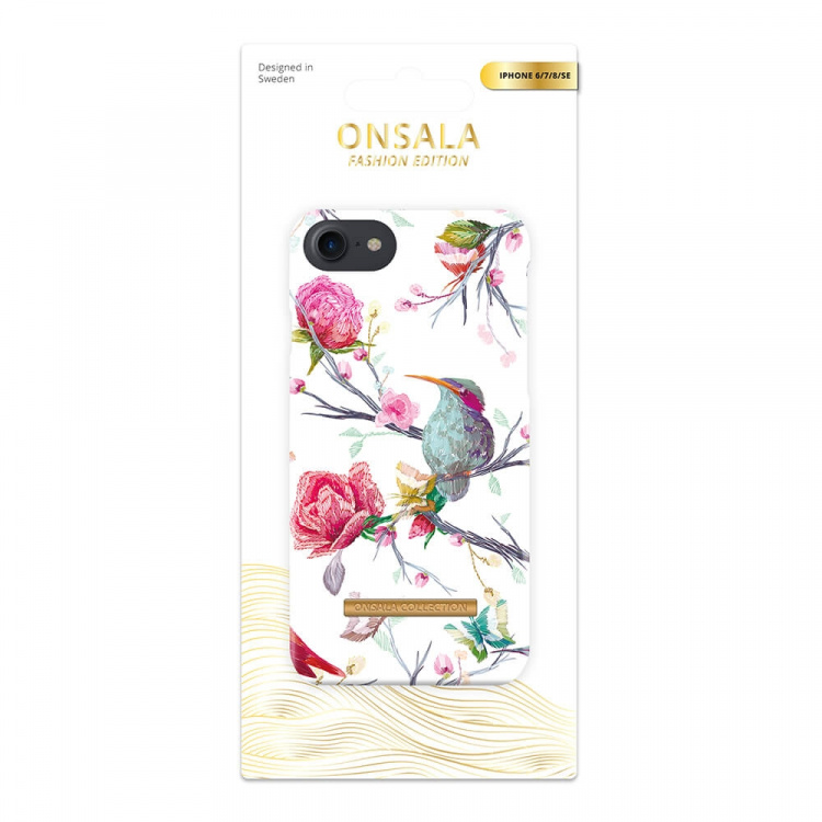 Onsala Mobilcover Shine Vintage Birds iPhone 6/7/8/SE2020/22