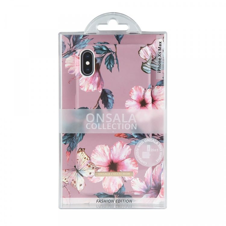Onsala COLLECTION Mobil Cover Shine Dusty Pink Viol iPhone XS MAX