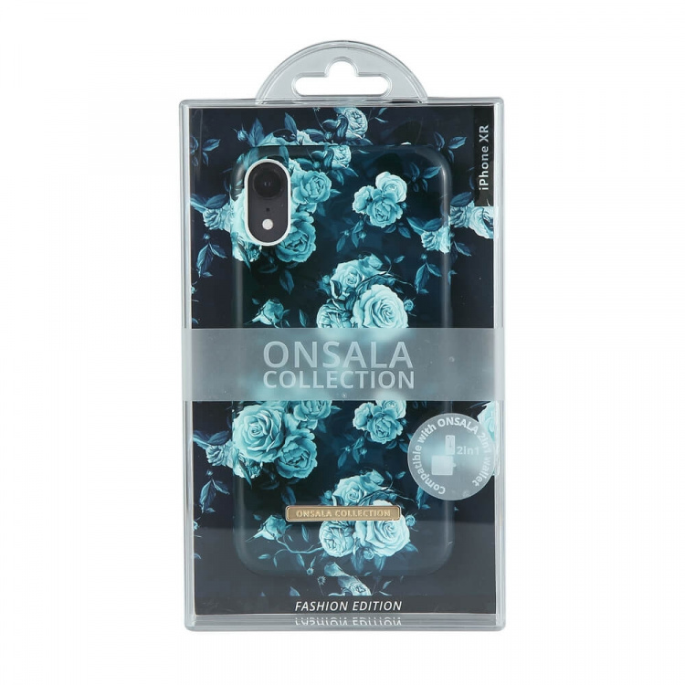 Onsala COLLECTION Mobil Cover Shine Dark flower iPhone XR