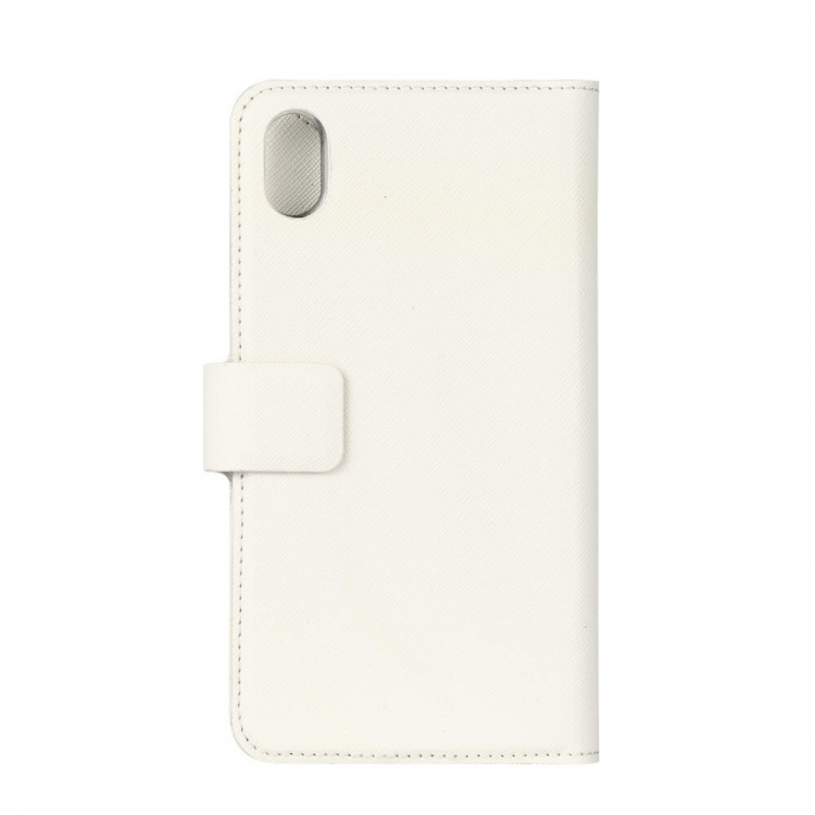 Onsala COLLECTION Wallet Saffiano White iPhone XR