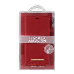 Onsala COLLECTION Wallet Saffiano Red iPhone XR