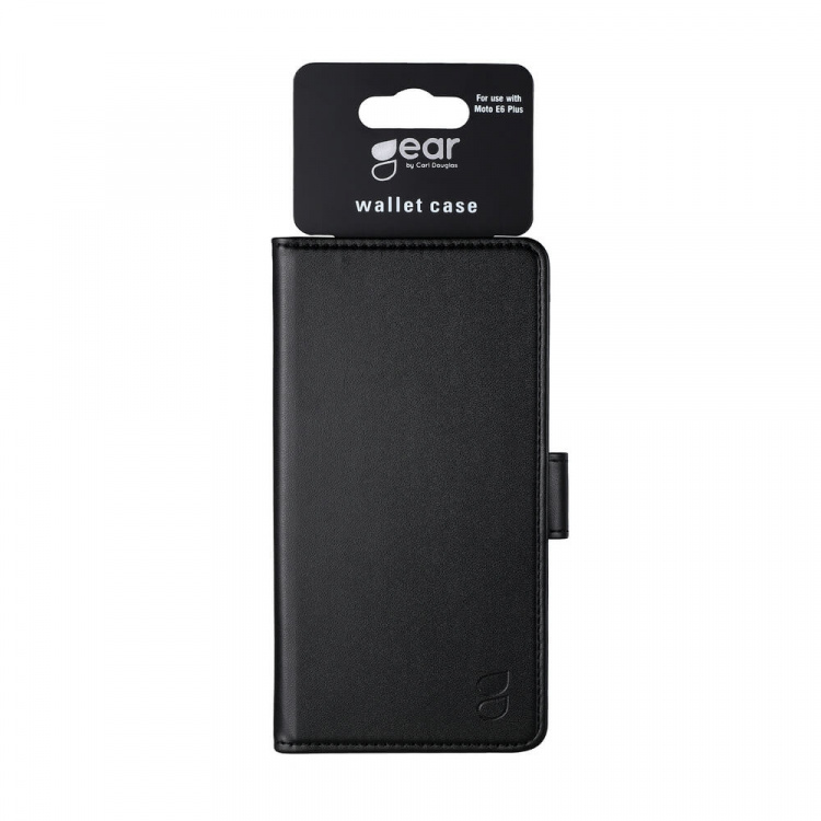 Gear Wallet Motorola E6 Plus Sort