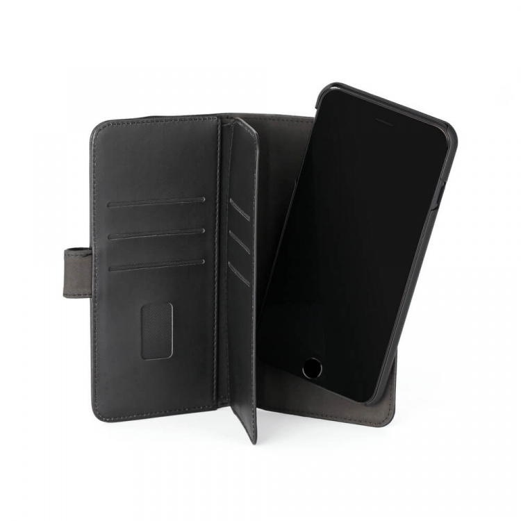 Gear Wallet 2-i-1 7 Kortrum Sort - iPhone 6/7/8 Plus