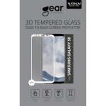 Gear Hærdet Glas 3D Full Cover Hvid Samsung S8
