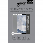 Gear Hærdet Glas 3D Full Cover Hvid Samsung S8 Plus