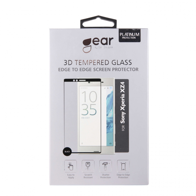 Gear Hærdet Glas 3D Full Cover Sort Sony Xperia XZ4/Xperia 1