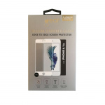 Gear Hærdet Glas 3D Gummed Full Cover Hvid iPhone 6