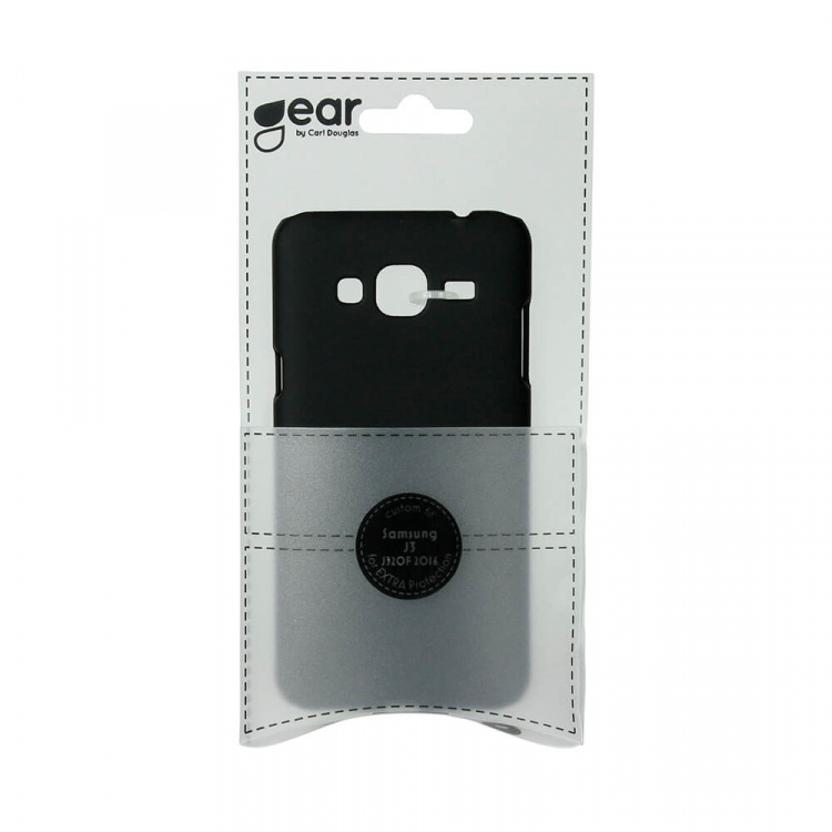 Gear Mobilcover Sort - Samsung J3 J320F 2016