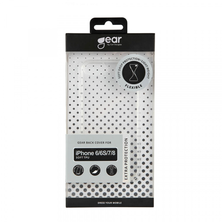 Gear Mobilcover TPU Transparent - iPhone 6/7/8/SE