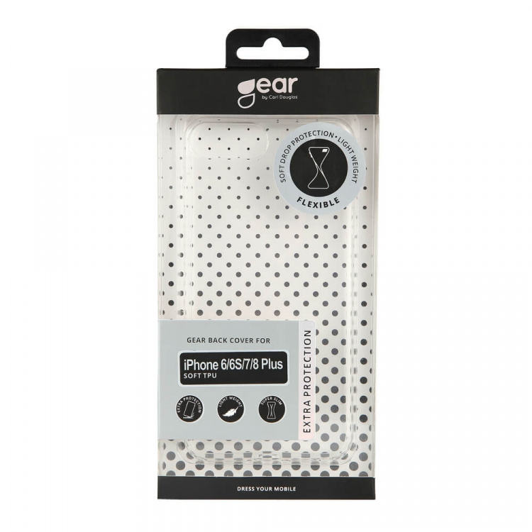 Gear Mobilcover TPU Transparent - iPhone 6/7/8 Plus