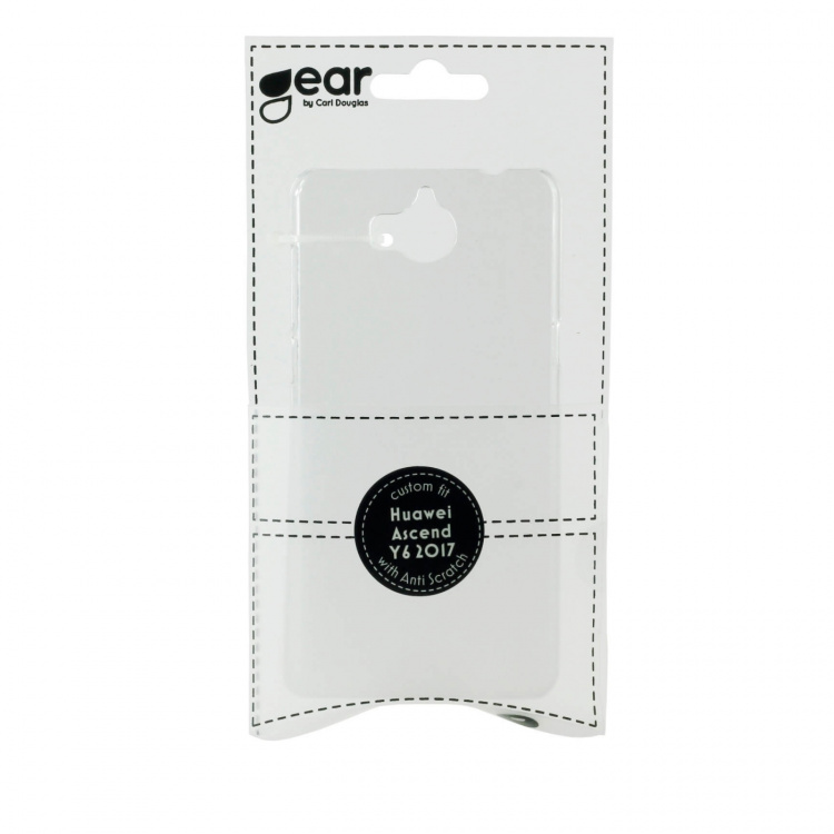 Gear Mobil Cover Transparent - Huawei Ascend Y6 2017