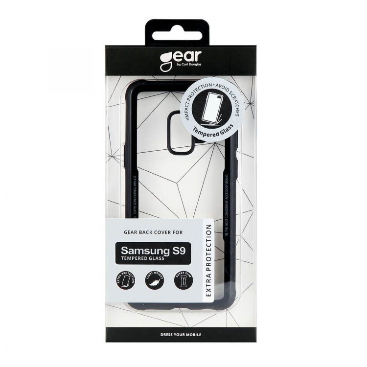 Gear Mobilcover Hærdet Glas - Samsung S9