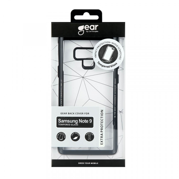 Gear Mobilcover Hærdet Glas - Samsung Note 9