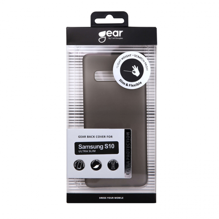 Gear Mobilcover Ultraslim Sort - Samsung S10