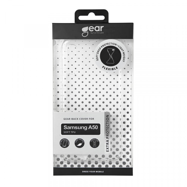 Gear Mobilcover TPU Transparent - Samsung A50