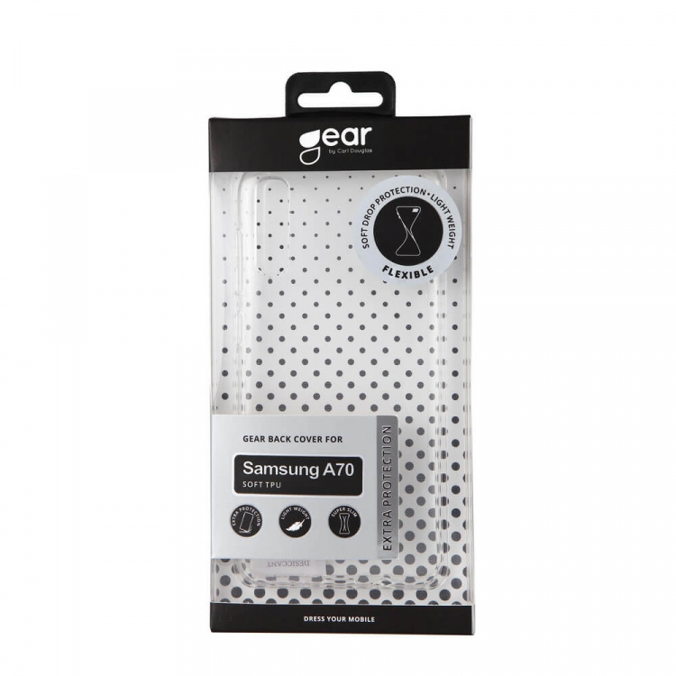 Gear Mobilcover TPU Transparent - Samsung A70