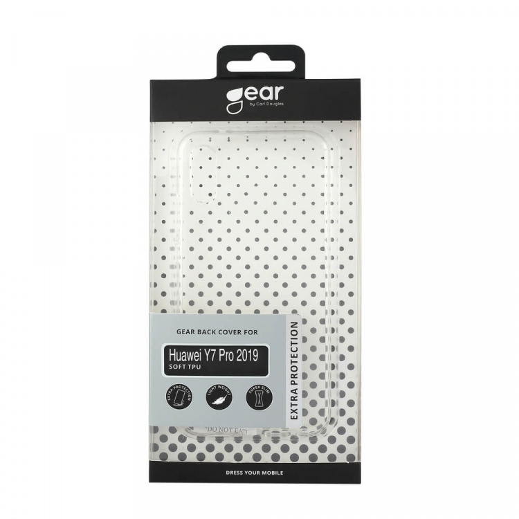 Gear Mobilcover TPU Transparent - Huawei Y7 2019