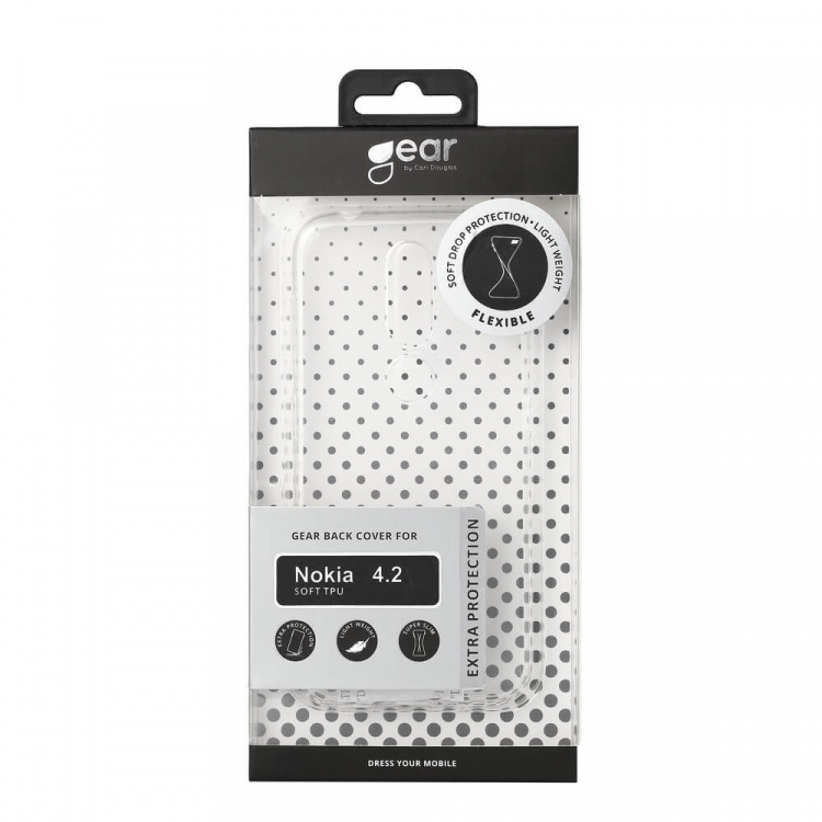 Gear Mobilcover TPU Transparent - Nokia 4.2