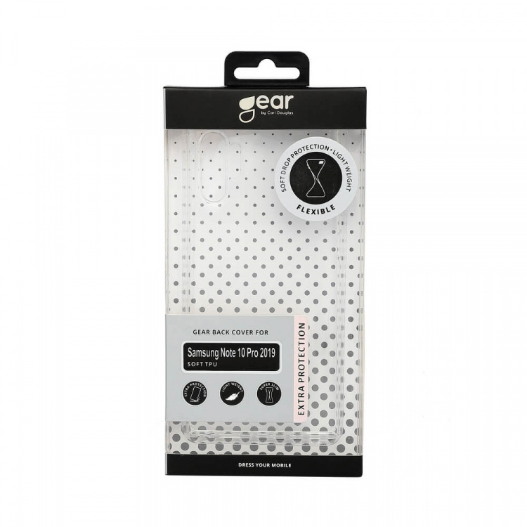 Gear Mobilcover TPU Transparent - Samsung Note 10 Pro 2019