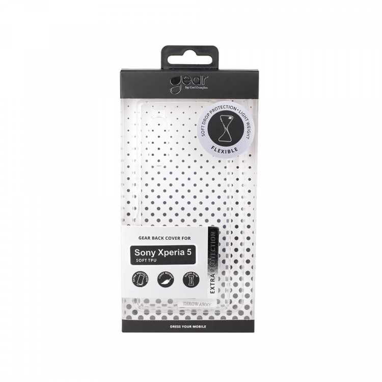 Gear Mobilcover TPU Transparent - Sony Xperia 5