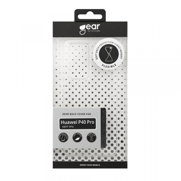 Gear Mobilcover TPU Transparent - Huawei P40 Pro