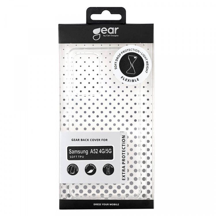 Gear Mobilcover TPU Transparent - Samsung A52 4G/5G