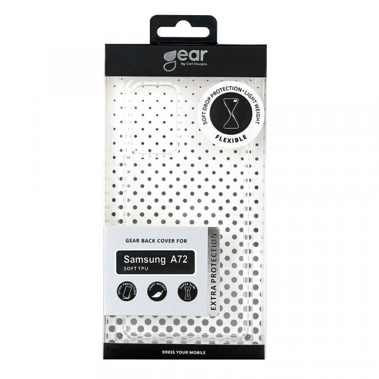 Gear Mobilcover TPU Transparent - Samsung A72