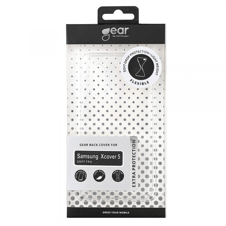 Gear Mobilcover TPU Transparent - Samsung Xcover 5