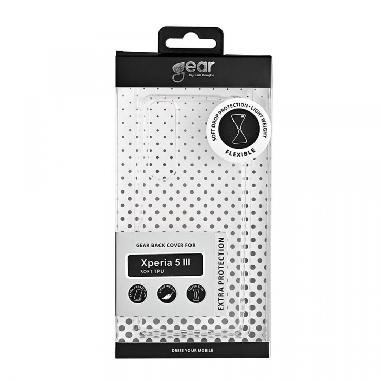 Gear Mobilcover TPU Transparent - Xperia 5 III