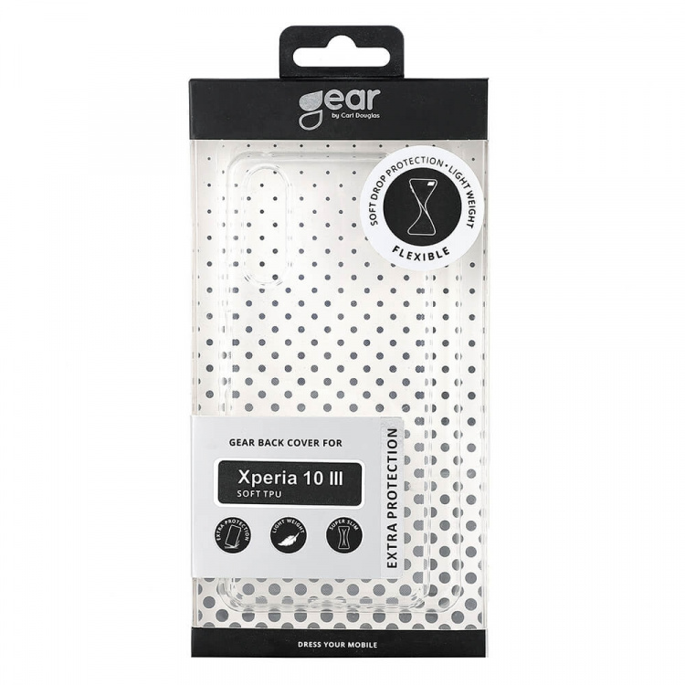 Gear Mobilcover TPU Transparent - Xperia 10 III