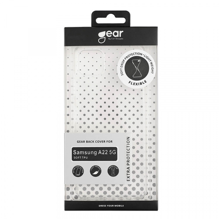 Gear Mobilcover TPU Transparent - Samsung A22 5G