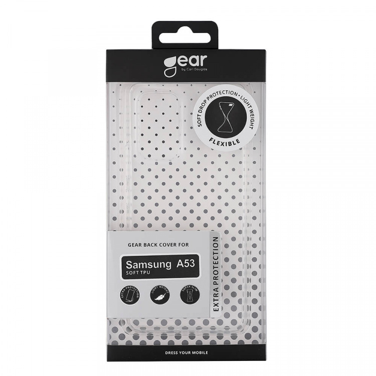 Gear Mobilcover TPU Transparent - Samsung A53 5G