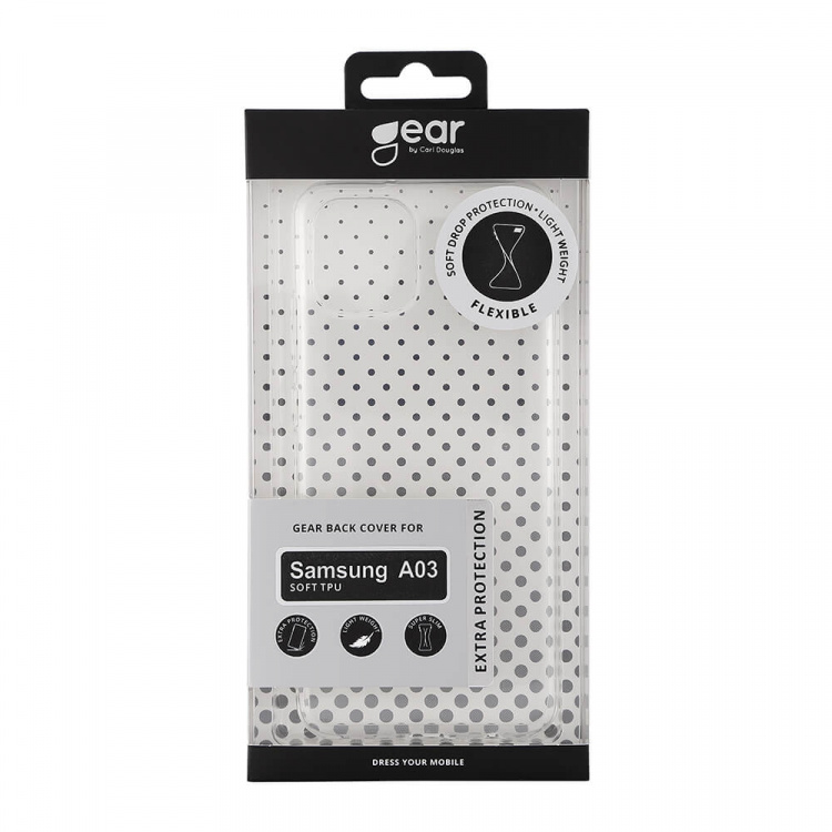 Gear Mobilcover TPU Transparent - Samsung A03