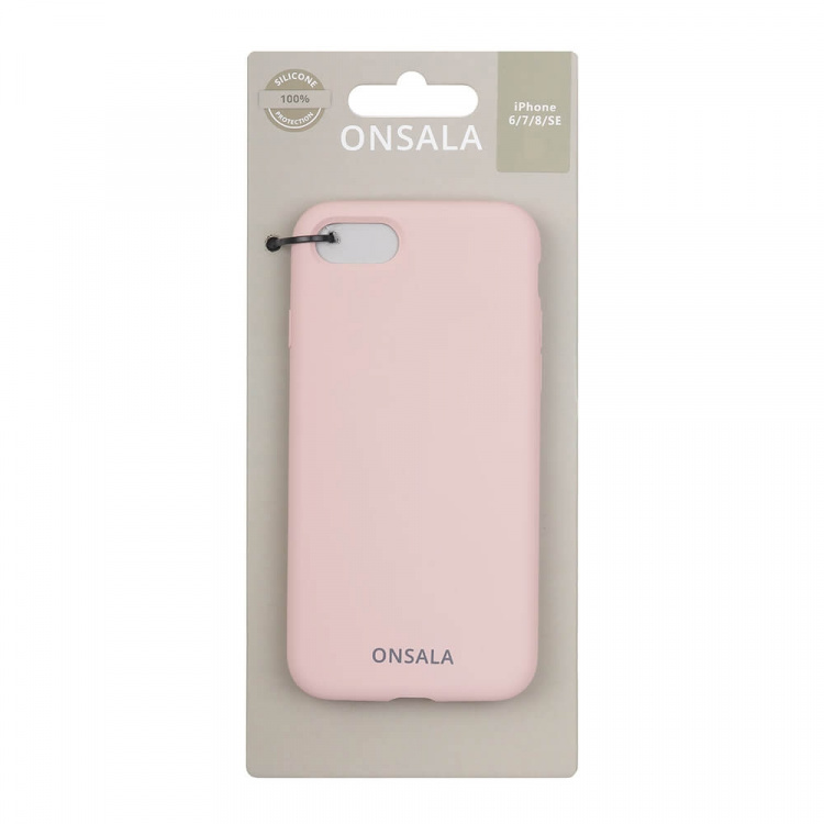 Onsala Mobilcover Silikone Sand Pink - iPhone 6/7/8/SE