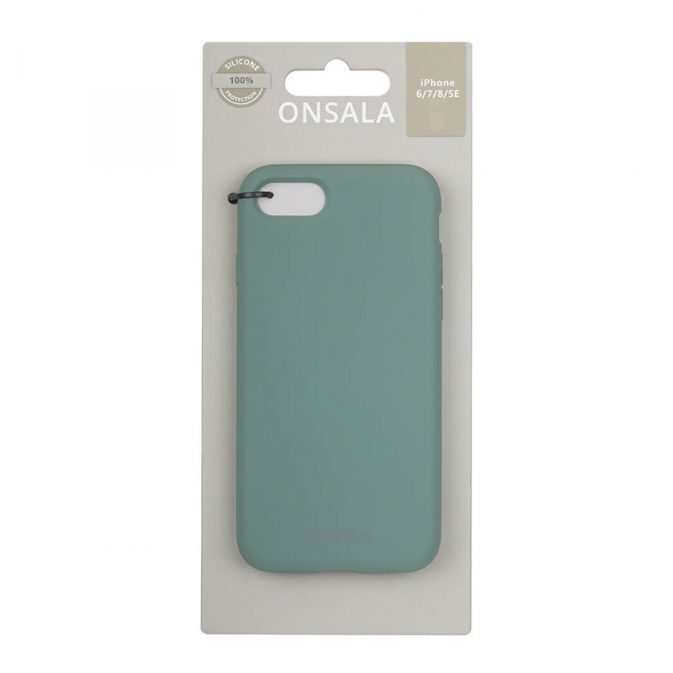Onsala Mobilcover Silikone Pine Green - iPhone 6/7/8/SE