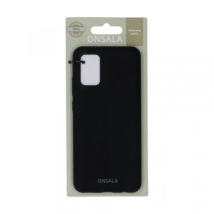 Onsala Mobilcover Silikone Black - Samsung A02s