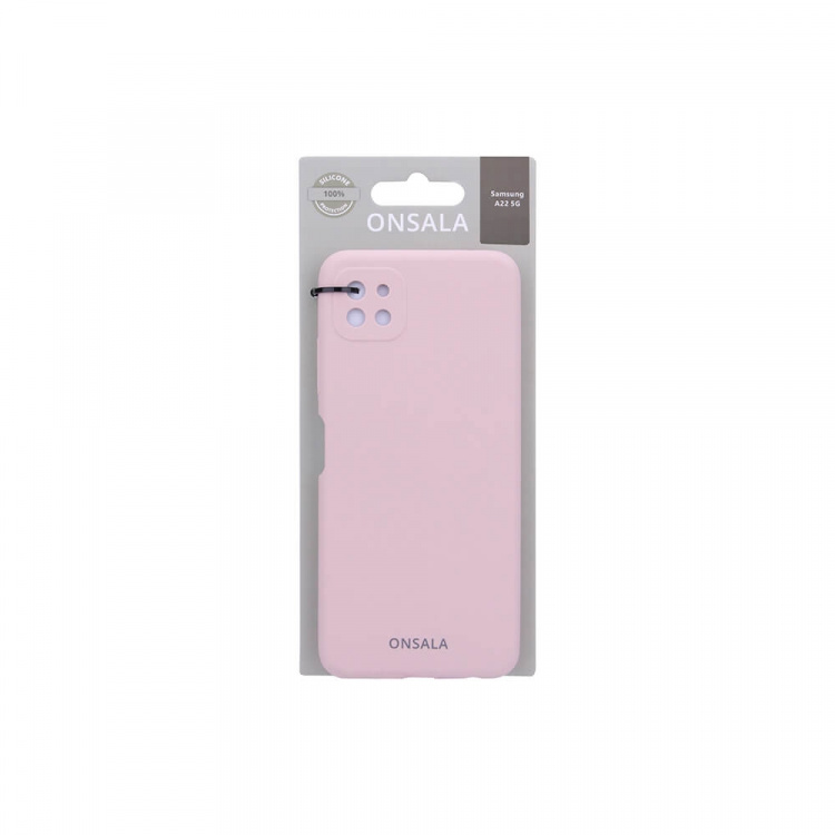 Onsala Mobilcover Silikone Sand Pink - Samsung A22 5G