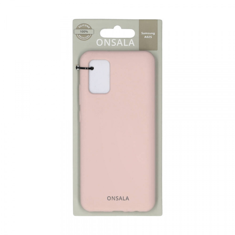 Onsala Mobilcover Silikone Sand Pink - Samsung A02s