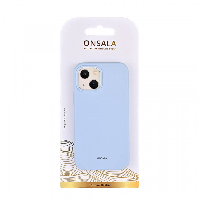 Onsala Mobilcover Silikone Light Blue - iPhone 13 Mini