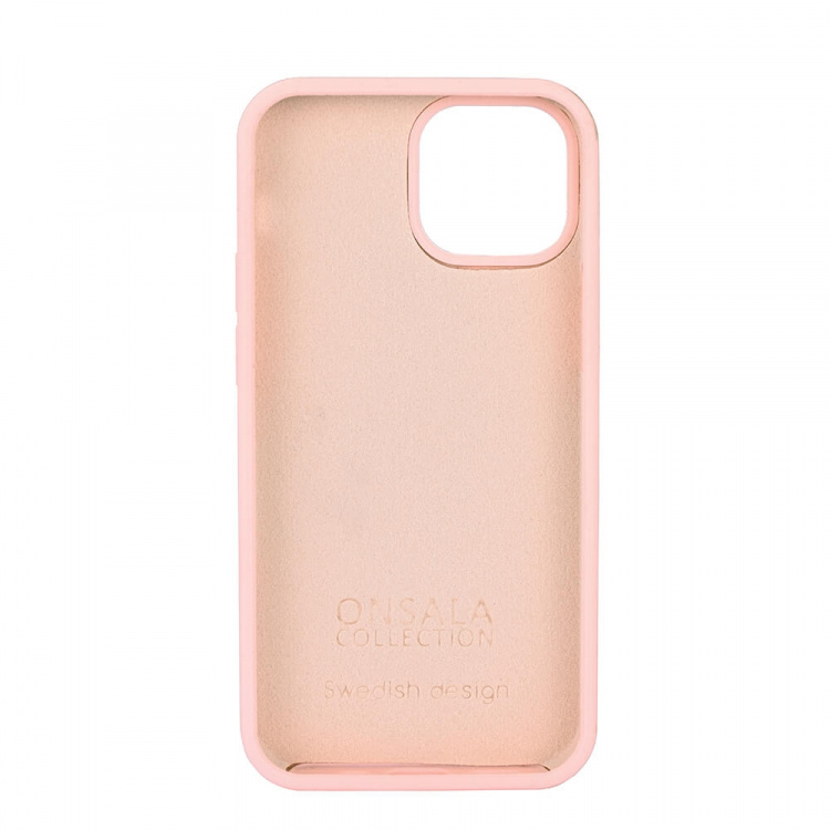 Onsala Mobilcover Silikone Chalk Pink - iPhone 13 Mini