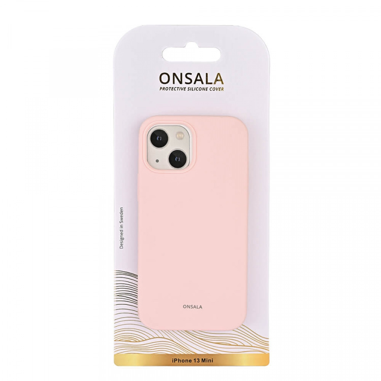 Onsala Mobilcover Silikone Chalk Pink - iPhone 13 Mini