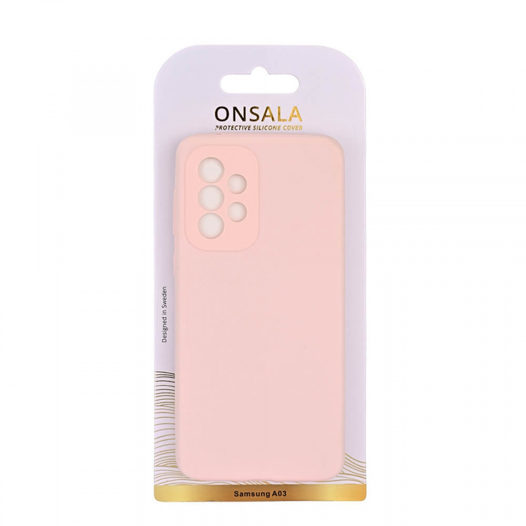 Onsala Mobilcover Silikone Chalk Pink - Samsung A03