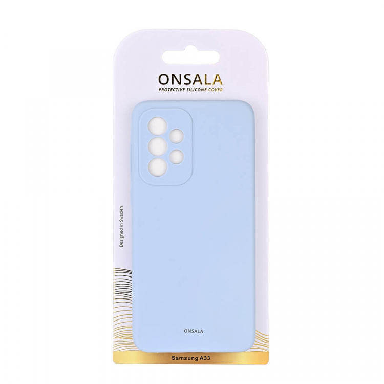 Onsala Mobilcover Silikone Light Blue - Samsung A33