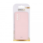 Onsala Mobilcover Silikone Chalk Pink - Samsung A33