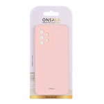Onsala Mobilcover Silikone Chalk Pink - Samsung A33
