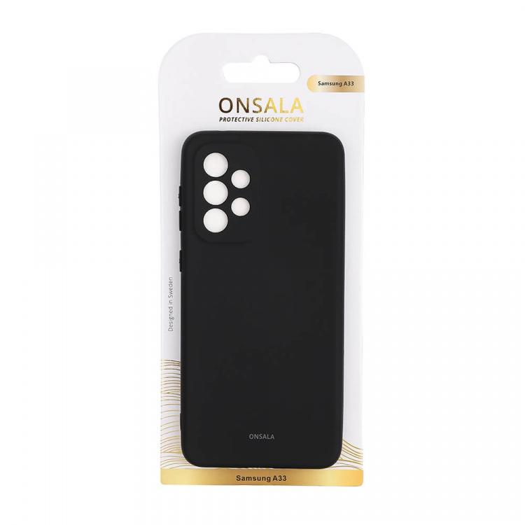 Onsala Mobilcover Silikone Black - Samsung A33