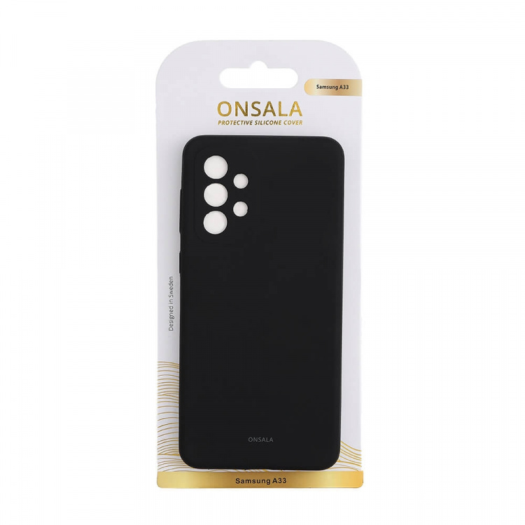 Onsala Mobilcover Silikone Black - Samsung A33