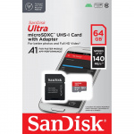 SanDisk MicroSDXC Mobile Ultra 64GB 140MB/s UHS-I Adapt