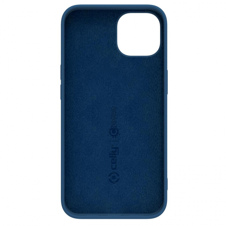 Celly Cromo blødt gummietui til iPhone 14 blå Celly Cromo blødt gummietui til iPhone 14 blå