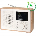 Denver DAB+&FM-Radio Delvis gjord av Bioplast, Vit